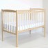 Кроватка MALIKA LOLA Small Box колесо без ящика натуральный